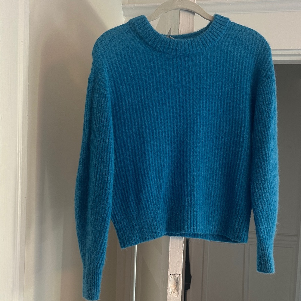 Everlane Teal Women's Crew Neck Sweater